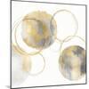 Circular Gray and Gold II-Natalie Harris-Mounted Art Print