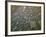 Circular Petroglyphs at the Edge of the Great Basin, Sierra Nevada Range in the Distance, Las Vegas-Dennis Flaherty-Framed Photographic Print