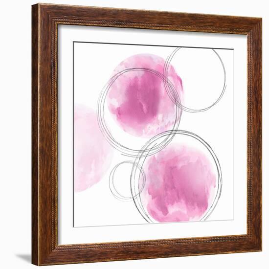 Circular Pink I-Natalie Harris-Framed Art Print