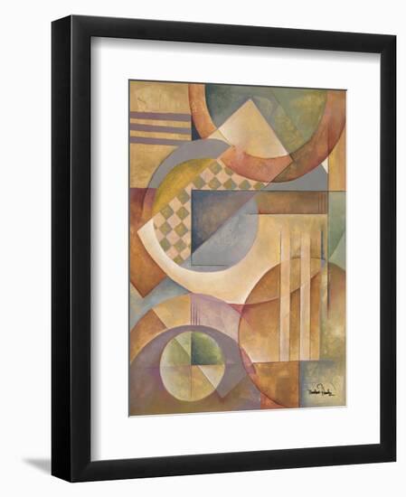 Circular Rhythms II-Marlene Healey-Framed Art Print