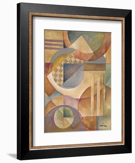 Circular Rhythms II-Marlene Healey-Framed Art Print