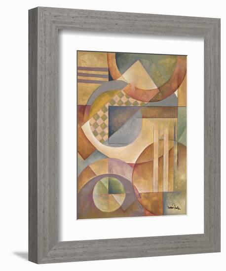 Circular Rhythms II-Marlene Healey-Framed Art Print