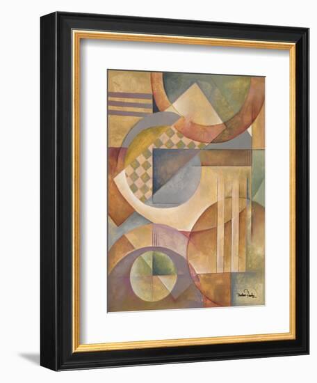 Circular Rhythms II-Marlene Healey-Framed Art Print