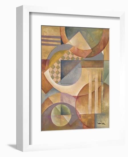 Circular Rhythms II-Marlene Healey-Framed Art Print