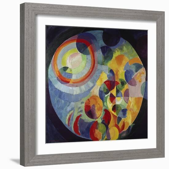 Circular Shapes, Sun and Moon, 1912/31-Robert Delaunay-Framed Giclee Print