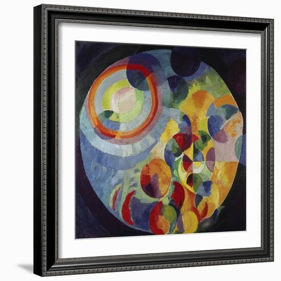 Circular Shapes, Sun and Moon, 1912/31-Robert Delaunay-Framed Giclee Print