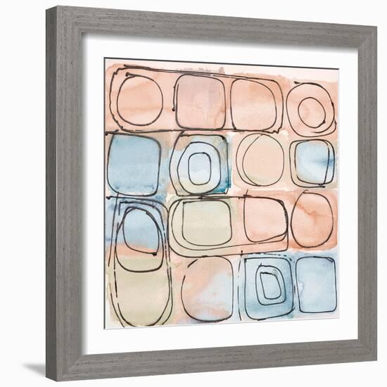 Circular Square Blend-Lanie Loreth-Framed Art Print