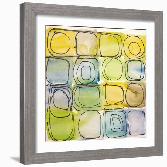 Circular Square II-Lanie Loreth-Framed Art Print