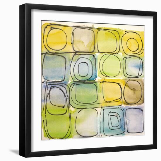 Circular Square II-Lanie Loreth-Framed Art Print