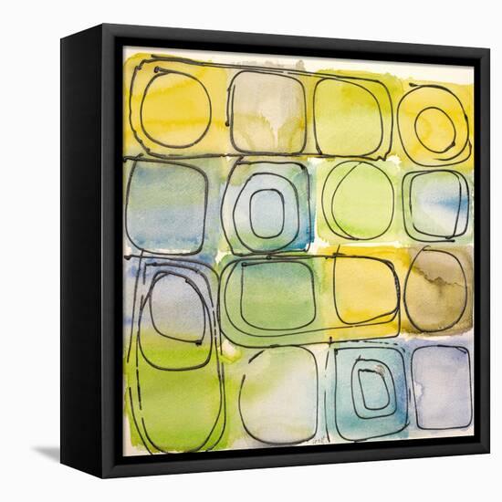 Circular Square II-Lanie Loreth-Framed Stretched Canvas