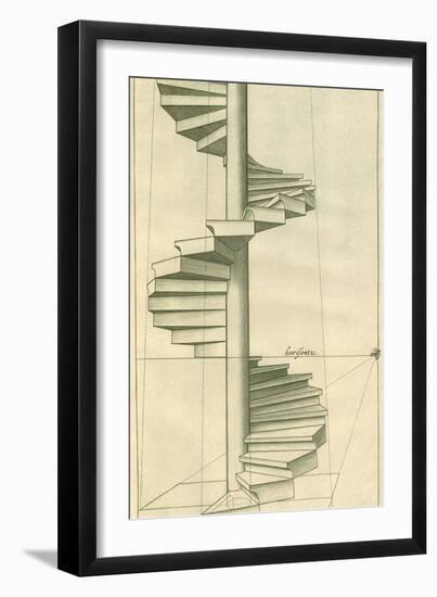 Circular Staircase, 1751-Henricus Hondius-Framed Giclee Print