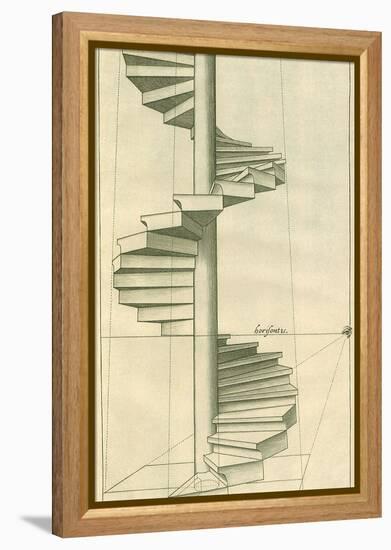 Circular Staircase, 1751-Henricus Hondius-Framed Premier Image Canvas