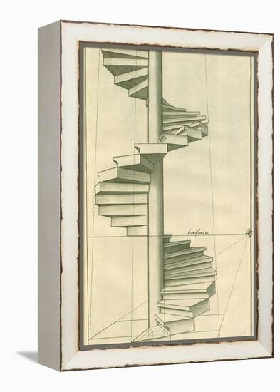 Circular Staircase, 1751-Henricus Hondius-Framed Premier Image Canvas