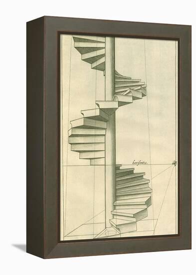 Circular Staircase, 1751-Henricus Hondius-Framed Premier Image Canvas