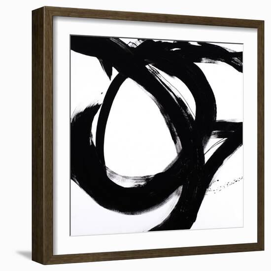 Circular Strokes I-Megan Morris-Framed Art Print