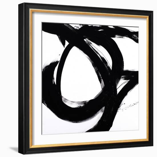 Circular Strokes I-Megan Morris-Framed Art Print