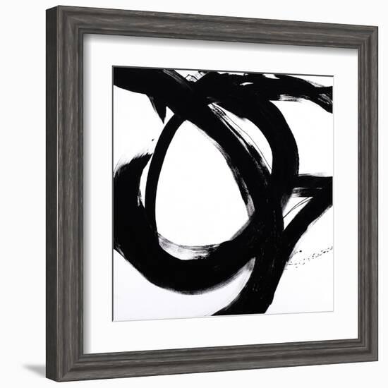 Circular Strokes I-Megan Morris-Framed Art Print