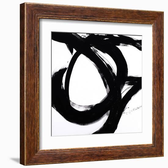 Circular Strokes I-Megan Morris-Framed Art Print