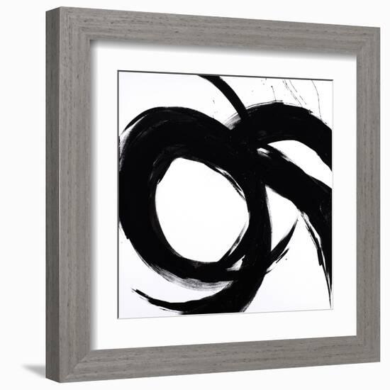 Circular Strokes II-Megan Morris-Framed Art Print