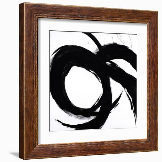 Circular Strokes II-Megan Morris-Framed Art Print
