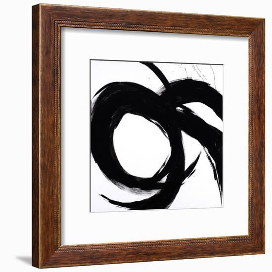 Circular Strokes II-Megan Morris-Framed Art Print