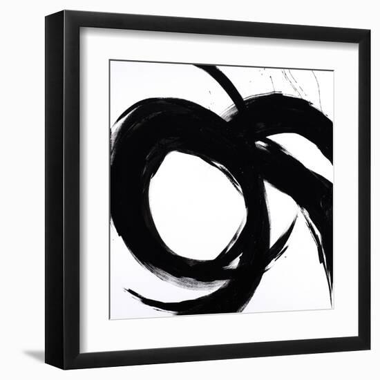 Circular Strokes II-Megan Morris-Framed Art Print