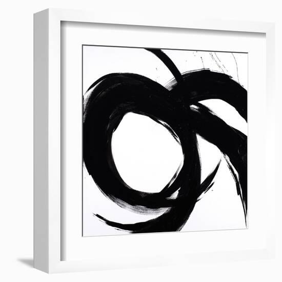 Circular Strokes II-Megan Morris-Framed Art Print