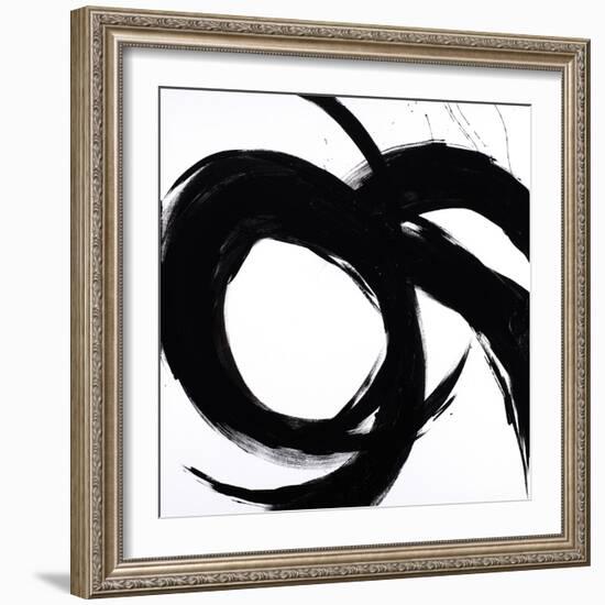 Circular Strokes II-Megan Morris-Framed Premium Giclee Print