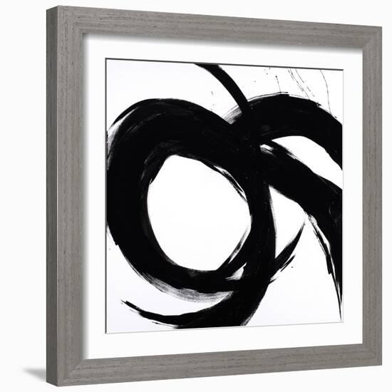 Circular Strokes II-Megan Morris-Framed Premium Giclee Print