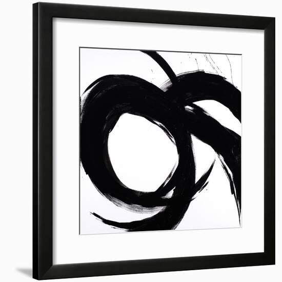 Circular Strokes II-Megan Morris-Framed Premium Giclee Print