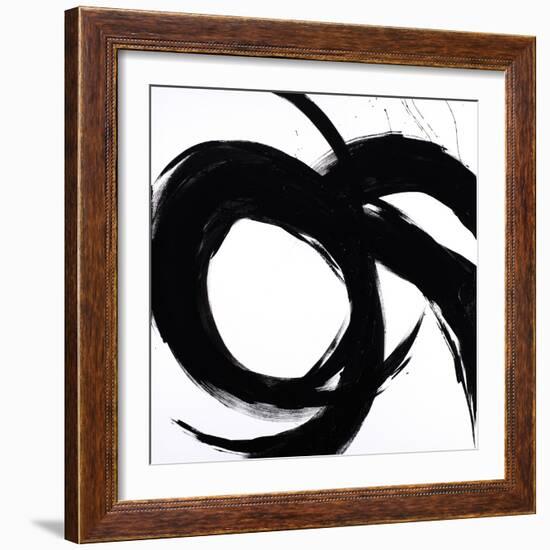 Circular Strokes II-Megan Morris-Framed Premium Giclee Print