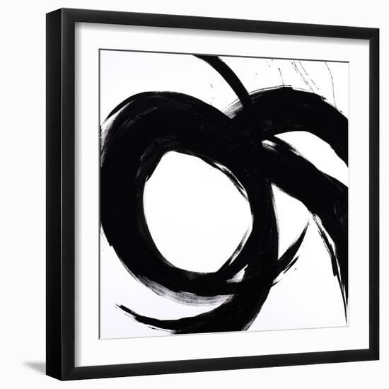 Circular Strokes II-Megan Morris-Framed Premium Giclee Print