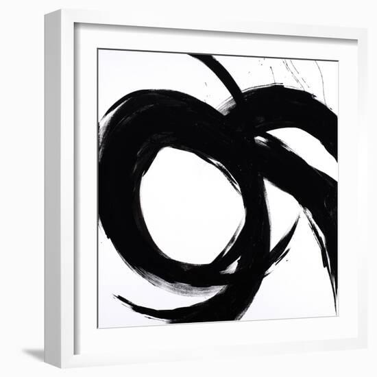 Circular Strokes II-Megan Morris-Framed Premium Giclee Print