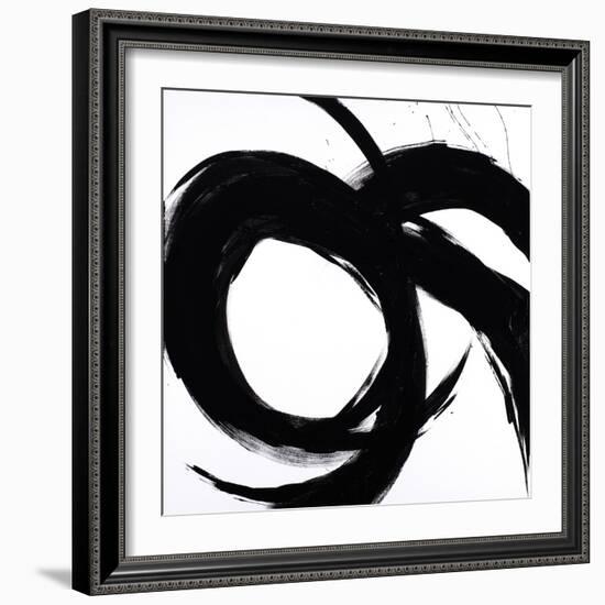 Circular Strokes II-Megan Morris-Framed Premium Giclee Print