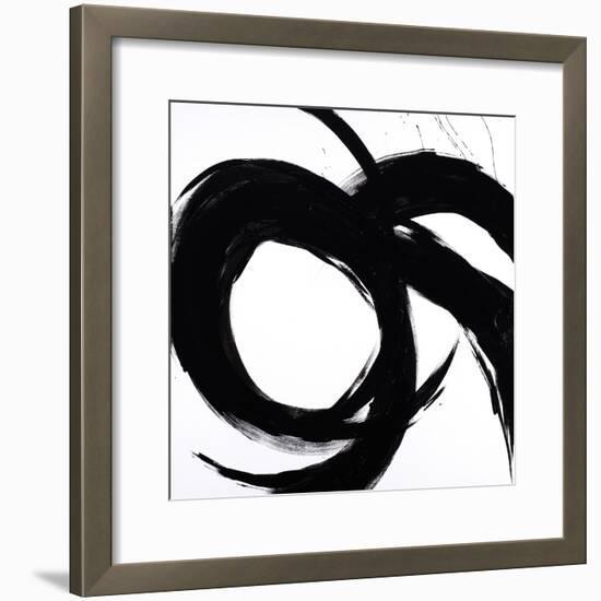 Circular Strokes II-Megan Morris-Framed Premium Giclee Print