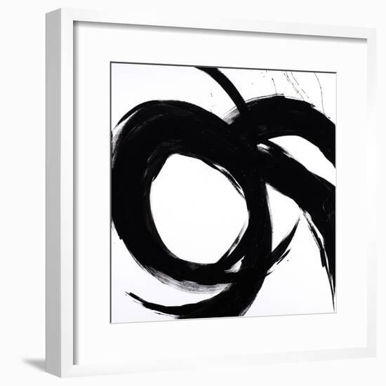 Circular Strokes II-Megan Morris-Framed Art Print