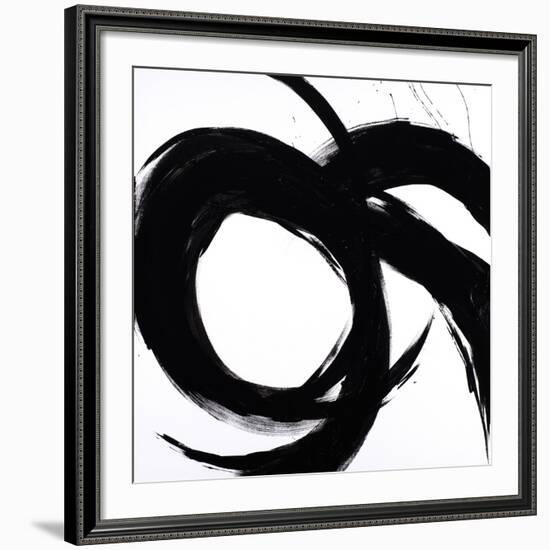 Circular Strokes II-Megan Morris-Framed Giclee Print