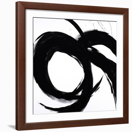 Circular Strokes II-Megan Morris-Framed Giclee Print