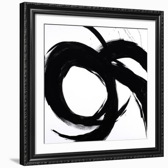 Circular Strokes II-Megan Morris-Framed Giclee Print