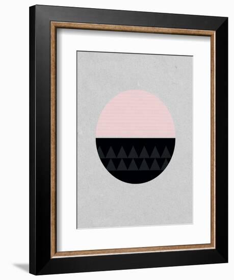 Circular-Seventy Tree-Framed Giclee Print