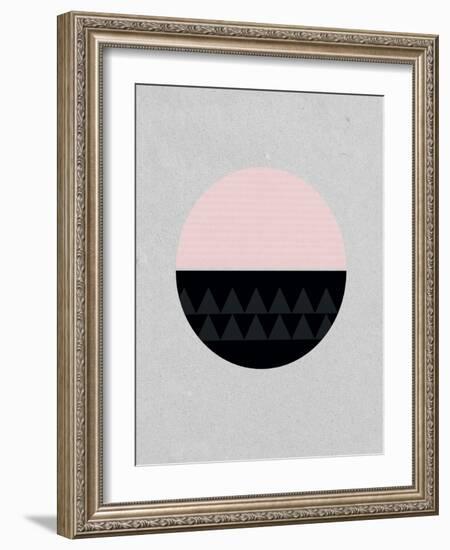 Circular-Seventy Tree-Framed Giclee Print