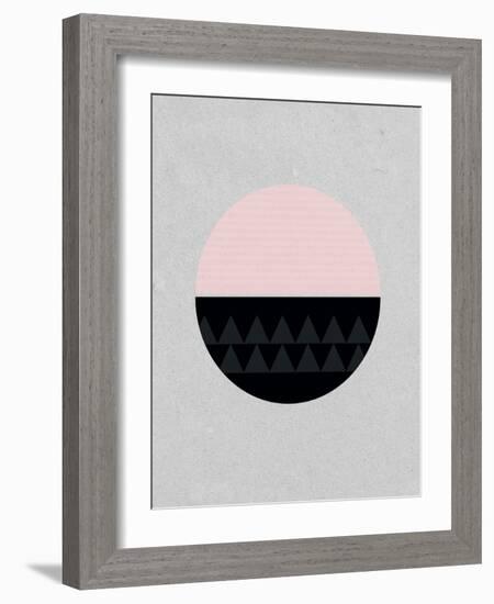 Circular-Seventy Tree-Framed Giclee Print