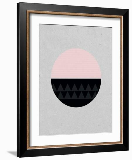 Circular-Seventy Tree-Framed Giclee Print