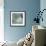 Circulation I Blue and Grey-Michael Mullan-Framed Art Print displayed on a wall