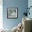 Circulation I Blue and Grey-Michael Mullan-Framed Art Print displayed on a wall