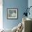 Circulation I Blue and Grey-Michael Mullan-Framed Art Print displayed on a wall