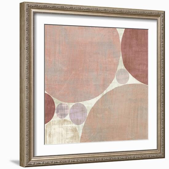 Circulation I v2 Blush-Michael Mullan-Framed Art Print