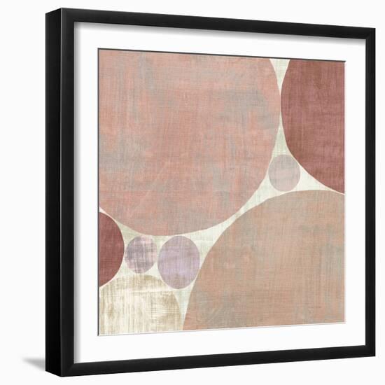 Circulation I v2 Blush-Michael Mullan-Framed Art Print