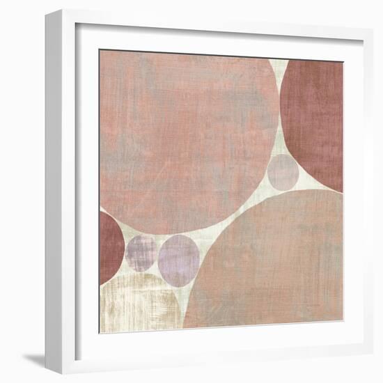 Circulation I v2 Blush-Michael Mullan-Framed Art Print