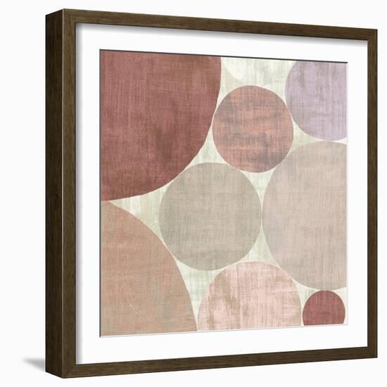 Circulation II v2 Blush-Michael Mullan-Framed Art Print